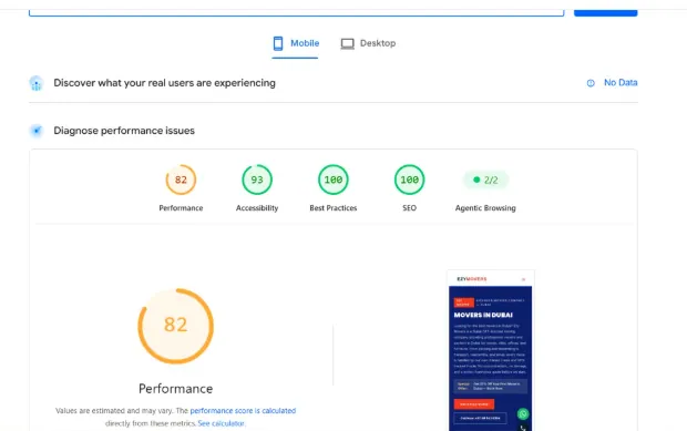 PageSpeed Results